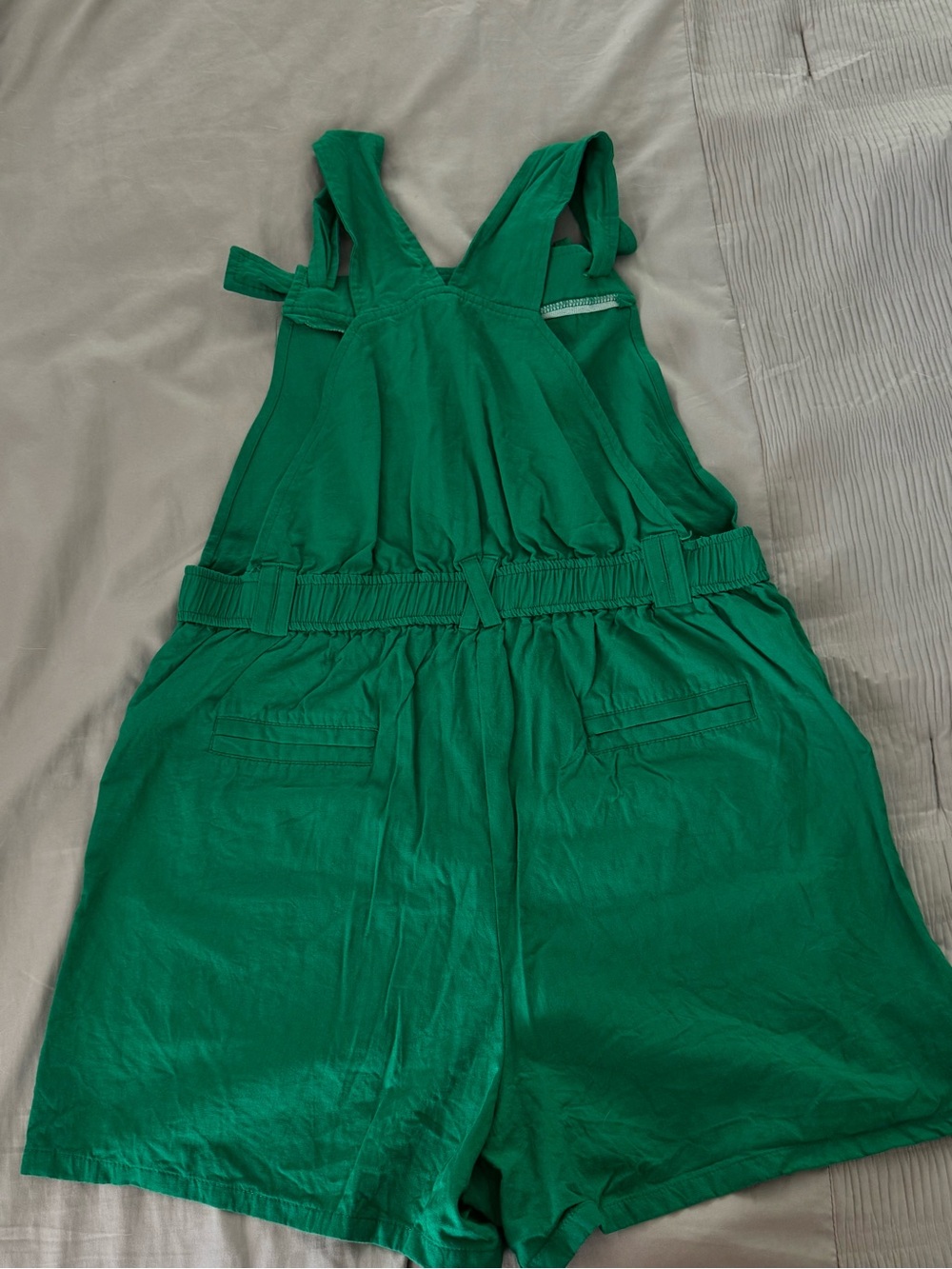 Green Women’s Cargo Short Overalls / Romper - Picture 4 of 4